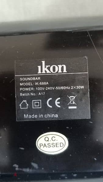 ikon wireless Bluetooth soundbar 7