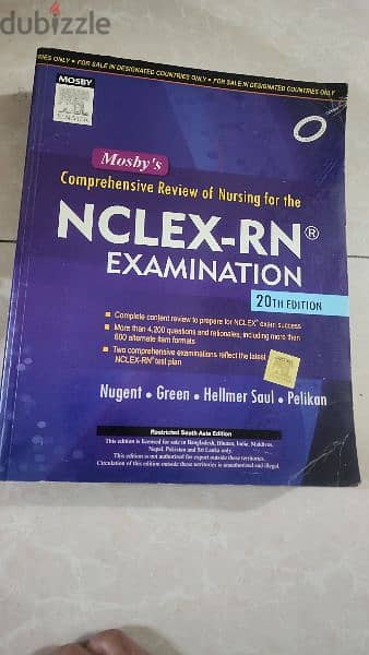 NCLEX - RN preparation books for sale 0