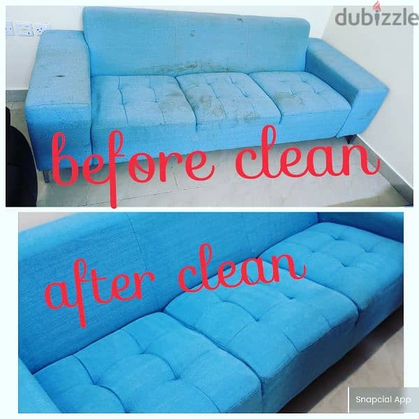 sofa / carpet / mattress / shempooing and dry cleaning 0