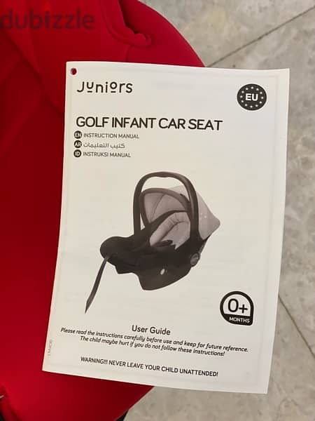 Juniors infant car seat كرسي اطفال 2