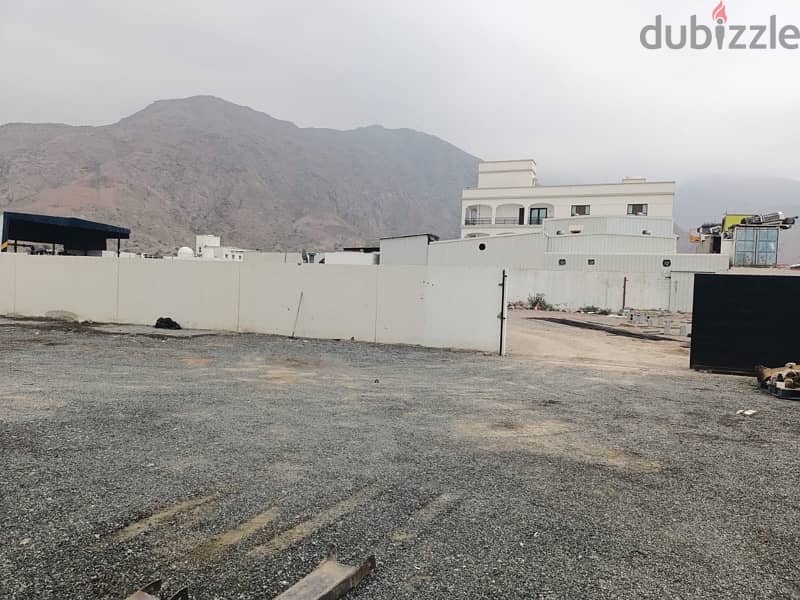 Industrial Land for rent in Almisfah with boundary wall and guard room 1