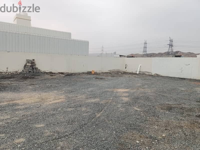 Industrial Land for rent in Almisfah with boundary wall and guard room 3
