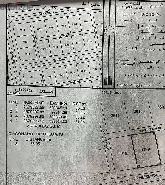 ارض للبيع في البريمي العقدة جنوب المرحلة الثانية الفيضة 0