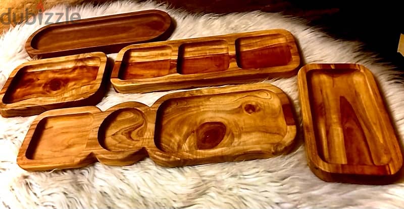 Raw wooden plates صحون خشبيه خام للبيع 10