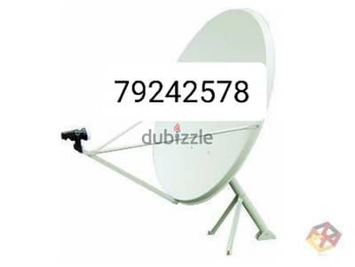 all satellite  nileset arabset dishtv airtel installation & mantines