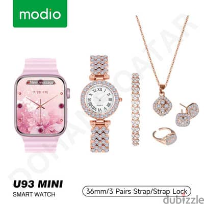 Modio U93 mini Smart Watch +5in 1 Diamond (BrandNew!)