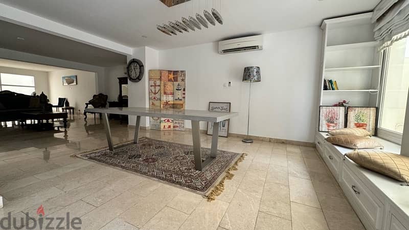 Short Long Term Fully Furnished 4Bedroom Villa at Shatty Qurum 3