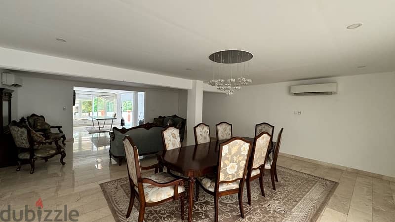 Short Long Term Fully Furnished 4Bedroom Villa at Shatty Qurum 4