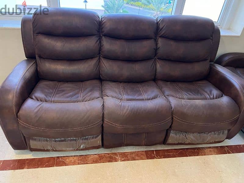 Excellent recliner sofa set 3