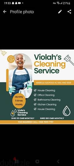Violah cleaning services