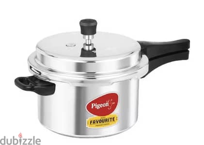 Pigeon 5 Ltrs Pressure Cooker, Aluminum Type, Safe Dishwasher, Aluminu