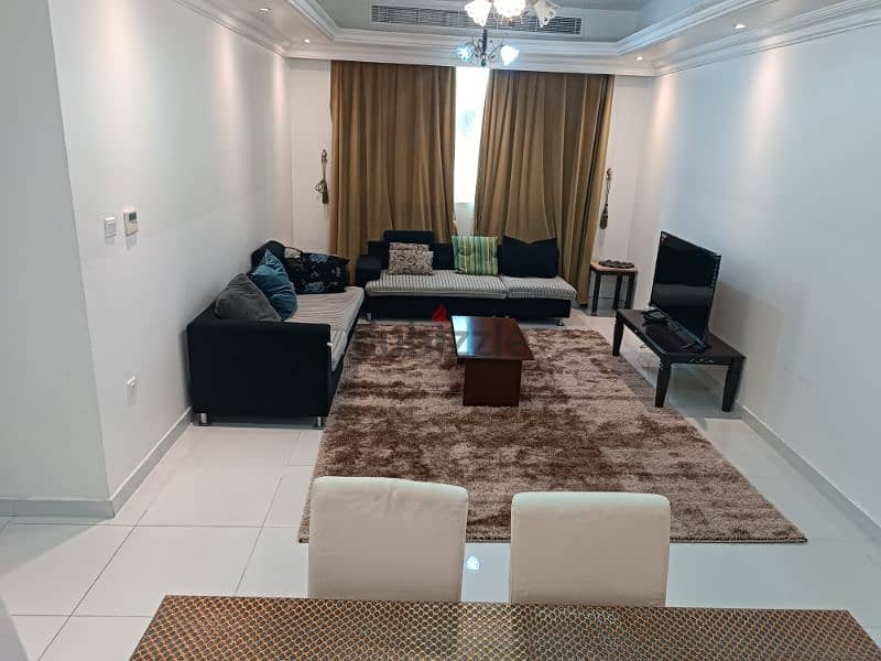 excellent furnished flat 2bhk in Qurum behind Al Maya mark & gym flex 0