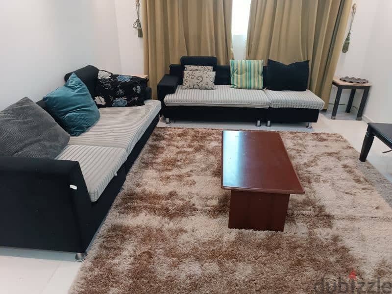 excellent furnished flat 2bhk in Qurum behind Al Maya mark & gym flex 8