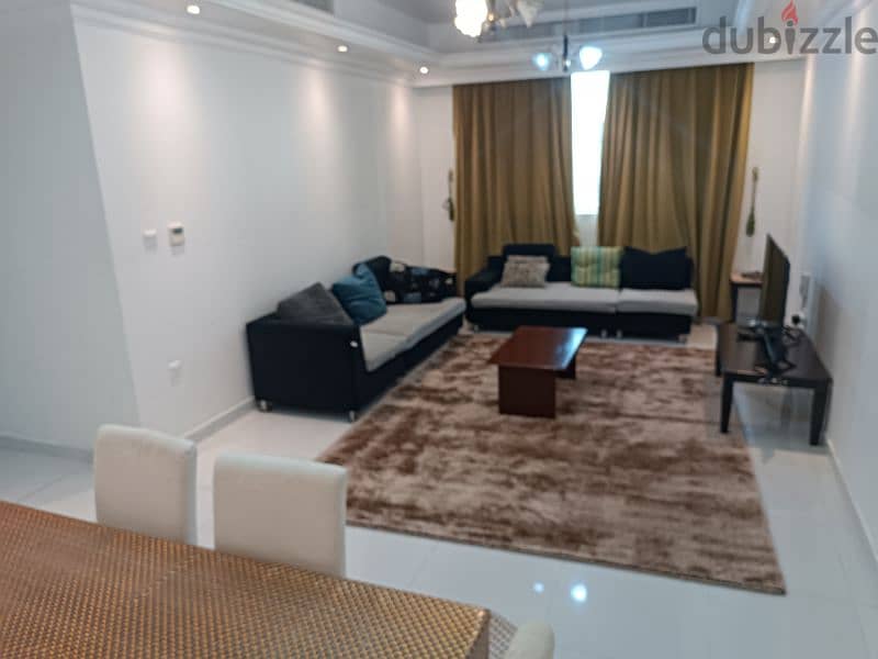 excellent furnished flat 2bhk in Qurum behind Al Maya mark & gym flex 12