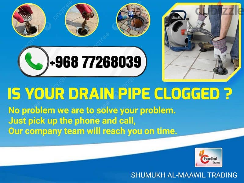 Kitchen drains blockage clearing & Drain cleaning service near by 1