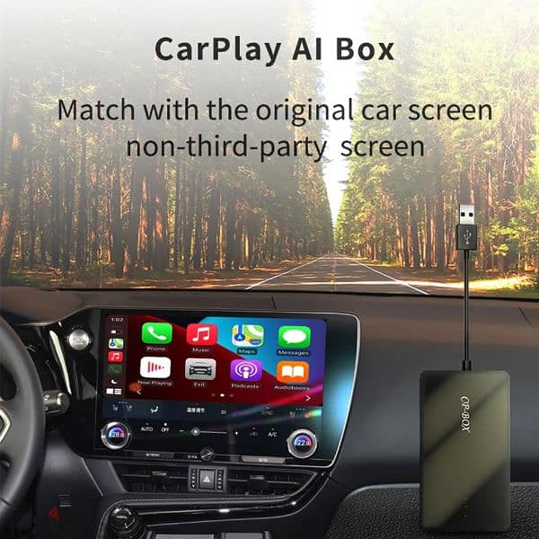 على شاشة الوكالة قطعة تحويل شاشة السيارة الى اندرويد و Apple CarPlay 1