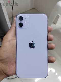 iPhone 11 128GB Dual Sim purple like brand new with 100 battery health