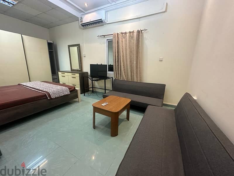 Furnished  studio flat in North Ghubra Str 0