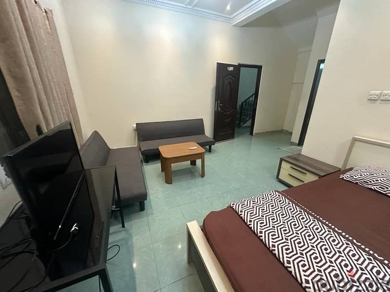 Furnished  studio flat in North Ghubra Str 12