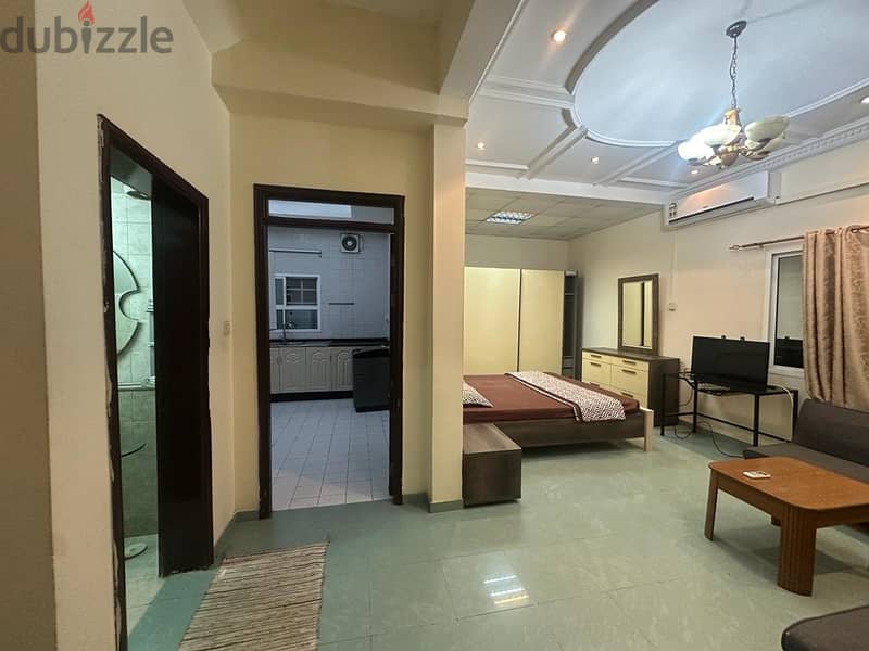 Furnished  studio flat in North Ghubra Str 15