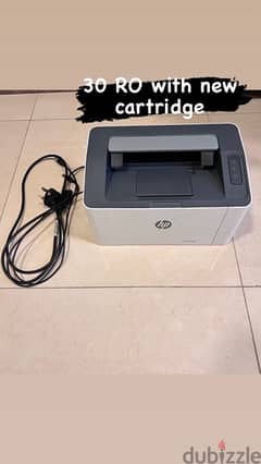 HP printer wither filled cartridge
