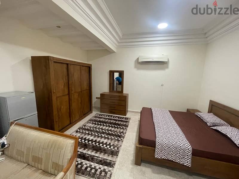 furnished studio for rent in Al Khuwair 33 near the College of Techn 14
