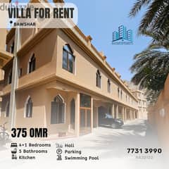 Beautiful 4+1 BR Compound Villa Available for Rent in Bawshar
