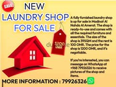 New Laundry Shop for Sale (Ready to Use)