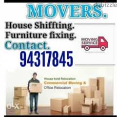 Muscat Mover packer shiffting carpenter furniture TV curtains fixin