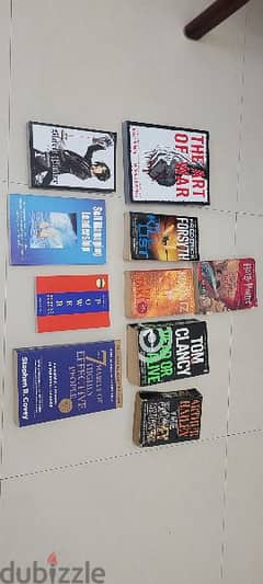 Fiction and Non fiction novels in very good condition