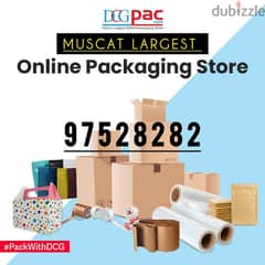 We have Packaging Material Boxes Wrap Bubble roll Rope Tape