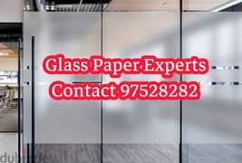 We do all kinds of Windows Glass Sticker fixing Printing Service