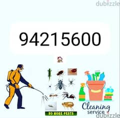 pest control services and house cleaning and maintenance