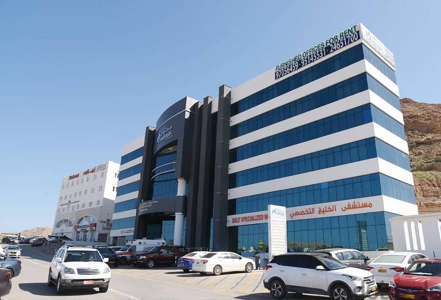 Offices  For Rent - Facting to Sultan Qaboos Street - Wattayah Signal 1