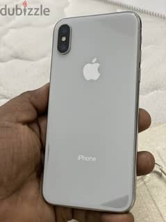 I phone X 256 gb silver color