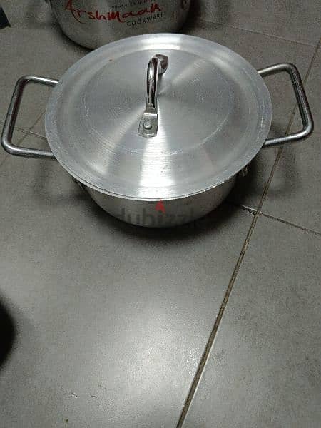 Cookware set of two (lightweight), one is once used & second is new 1