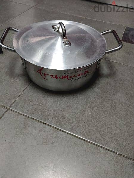 Cookware set of two (lightweight), one is once used & second is new 2