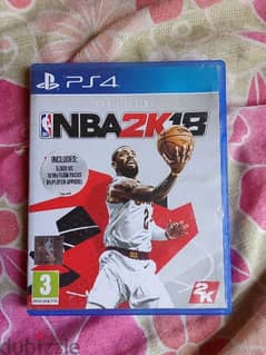 NBA 2K18 game for ps4