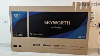 I went to sell my brand new android tv