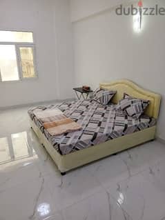 A very neat master bedroom for daily rent
