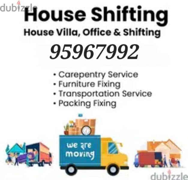 House shiffting office shiffting furniture fixing transport 0