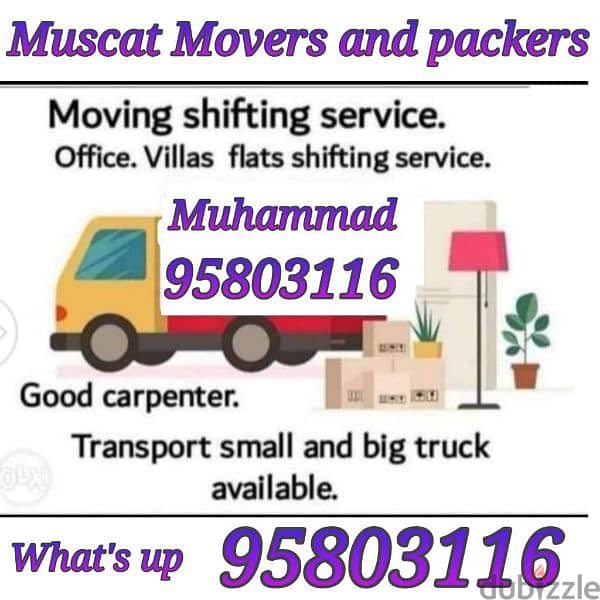 Muscat Movers and packers Transport service xdjzjfz 0