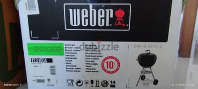 WEBER BBQ CHARCOAL GRILL