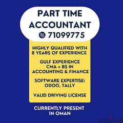 Part Time Accountant Available