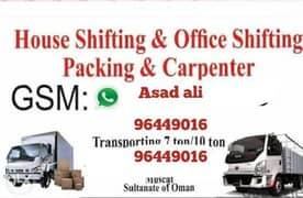 house shifting with best price all oman best team
