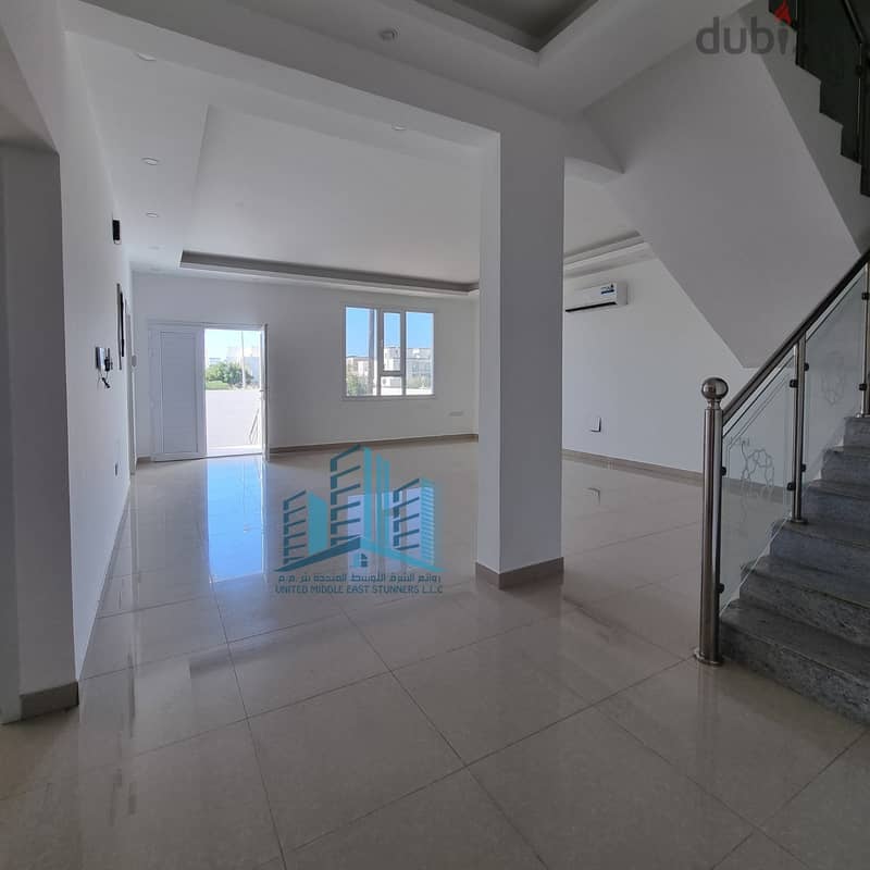 Spacious 6+1 BR Villa Available for Rent in Al Ghubrah North 8