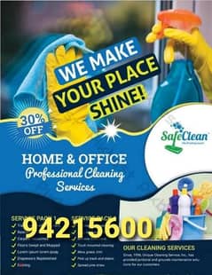professional house, villa, building, office, school cleaning service