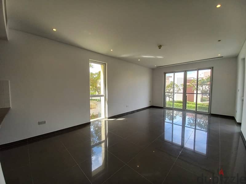 Large 2 plus 1 Ground floor apartment for sale in Al Mouj 5