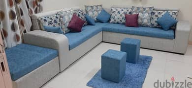 7 seater sofa set with footstool for sell 0