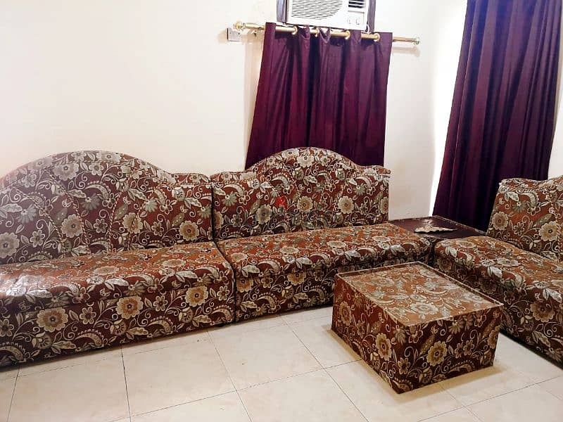 3 piece sofa set with 2 tea tables 4